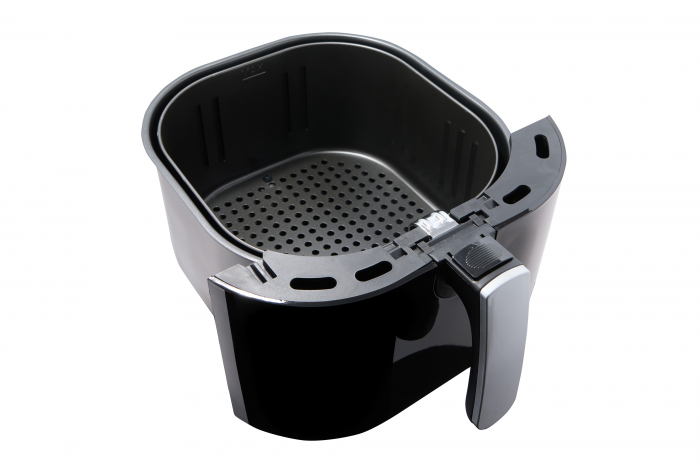 Resigilat Friteuza cu aer cald Zenkabeat XL Air Fryer Hot Blaze, 1800W, 8 programe gatire, capacitate 7.7L, temperatura ajustabila 80-200°C, timer 60 minute, pot detasabil, display digital, Negru [5]