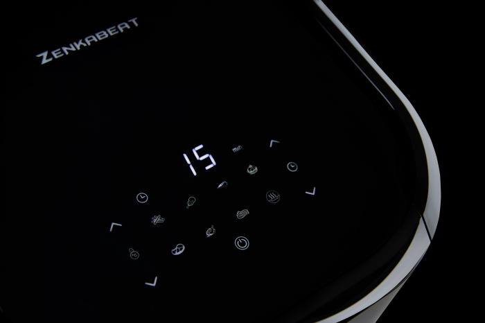 Resigilat Friteuza cu aer cald Zenkabeat XL Air Fryer Hot Blaze, 1800W, 8 programe gatire, capacitate 7.7L, temperatura ajustabila 80-200°C, timer 60 minute, pot detasabil, display digital, Negru [6]