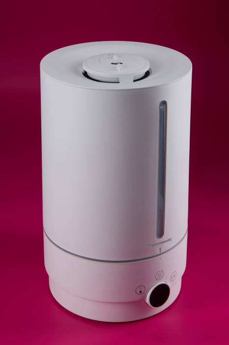 Resigilat Umidificator de camera inteligent Zenkabeat PA05, Ultrasonic, functie smart Hot/Cold Mist, functie aromaterapie, timer senzor de Umiditate, Functie UV, 5L capacitate, Alb [3]