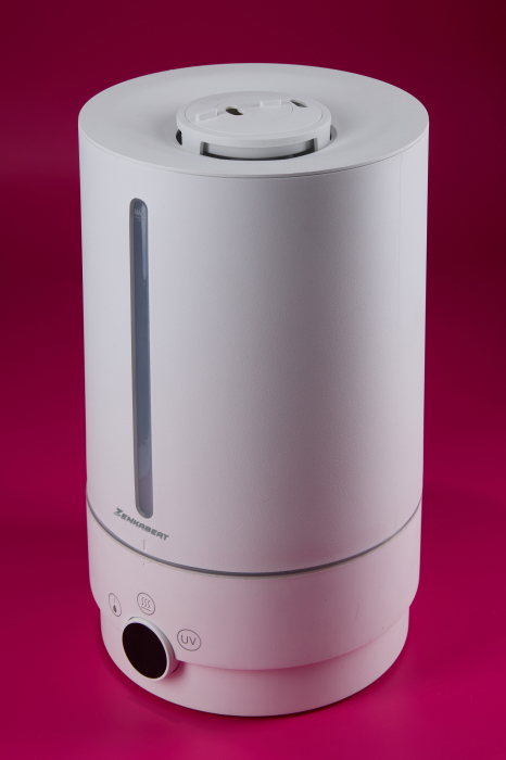 Resigilat Umidificator de camera inteligent Zenkabeat PA05, Ultrasonic, functie smart Hot/Cold Mist, functie aromaterapie, timer senzor de Umiditate, Functie UV, 5L capacitate, Alb [4]