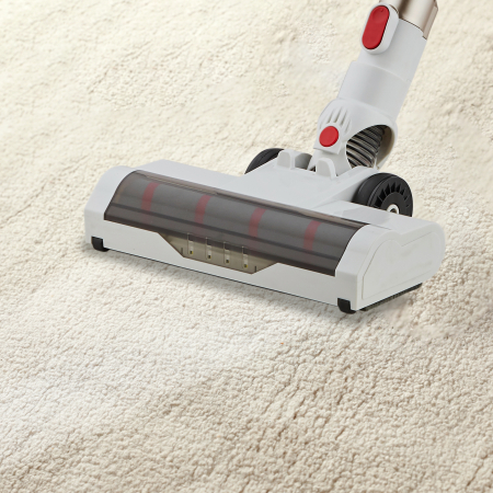 Aspirator vertical fara fir 2in1 Zenkabeat X-89 V2 Max, filtru true-hepa, perie animale, 22.2V, 220W, functie Turbo, autonomie pana la 45min, Tehnologie Wide-Clean, zgomot redus, Alb [5]