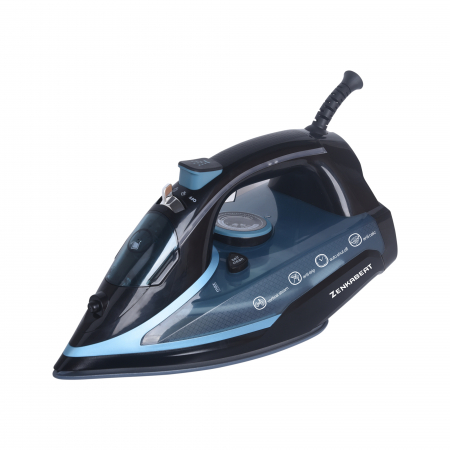 Home and Kitchen - Fier de calcat Zenkabeat ST-03 Ultra, 3000W, Rezervor 350ml, Functie auto curatare, Auto oprire, Talpa Ceramica Auto-Clean, Sistem Anticalcar, debit de abur continuu de 55g/min si jet de abur de 260 g