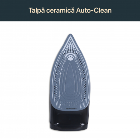 Resigilat Fier de calcat Zenkabeat ST-03 Ultra, 3000W, Rezervor 350ml, Functie auto curatare, Auto oprire, Talpa Ceramica Auto-Clean, Sistem Anticalcar, debit de abur continuu de 55g/min si jet de abu [2]