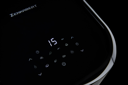 Friteuza cu aer cald Zenkabeat XL Air Fryer Hot Blaze, 1800W, 8 programe gatire, capacitate 7.7L, temperatura ajustabila 80-200°C, timer 60 minute, pot detasabil, display digital, Negru [4]