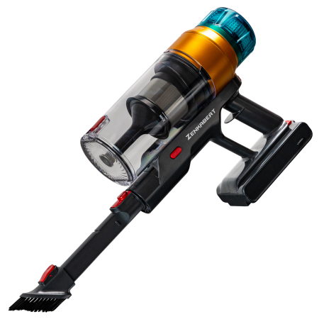 Resigilat Aspirator vertical fara fir Zenkabeat XC400, 2in1: aspirator vertical sau de mana, Tub extensibil, acumulator Li 29.6V, 400W Brushless, autonomie pana la 60 min, Baterie 17600 Mah, Perie Led [7]