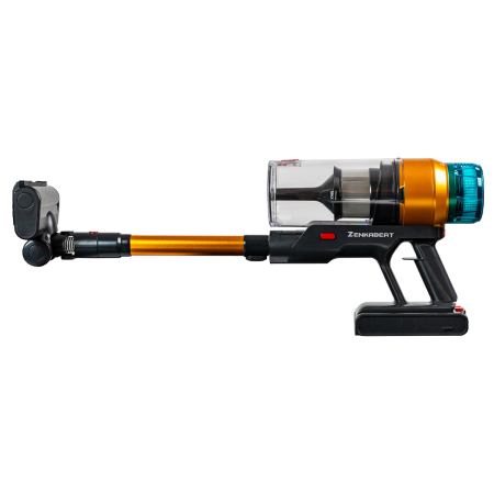 Resigilat Aspirator vertical fara fir Zenkabeat XC400, 2in1: aspirator vertical sau de mana, Tub extensibil, acumulator Li 29.6V, 400W Brushless, autonomie pana la 60 min, Baterie 17600 Mah, Perie Led [9]