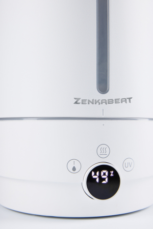Resigilat Umidificator de camera inteligent Zenkabeat PA05, Ultrasonic, functie smart Hot/Cold Mist, functie aromaterapie, timer senzor de Umiditate, Functie UV, 5L capacitate, Alb [1]