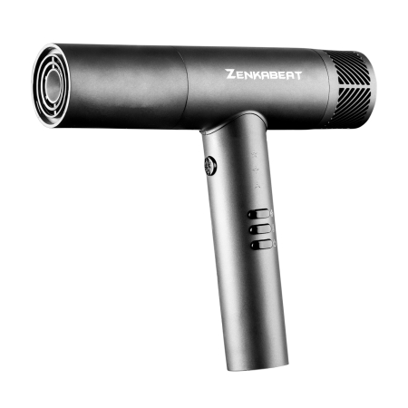 Produse Resigilate - Resigilat Uscator de par profesional, Zenkabeat HD-1B Putere de 1600W, Feon, Motor Brushless, 1Bilion de Ioni Negativi, 3 trepte de temperatura 3 intensitati, 3 accesorii incluse – un difuzor si doua 