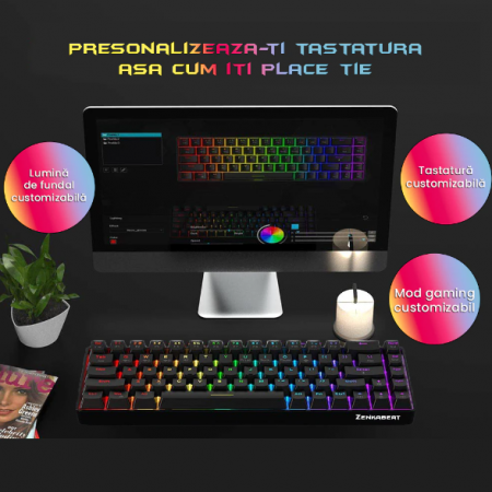 Tastatura Mecanica Wireless/ Fir ZENKABEAT [6]