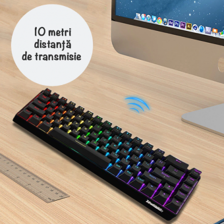 Tastatura Mecanica Wireless/ Fir ZENKABEAT [3]