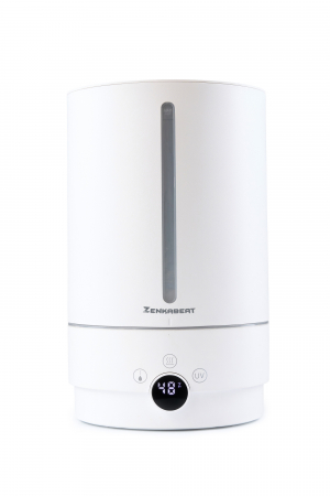 Home and Kitchen - Umidificator de camera inteligent Zenkabeat PA05, Ultrasonic, functie smart Hot/Cold Mist, functie aromaterapie, timer senzor de Umiditate, Functie UV, 5L capacitate, Alb
