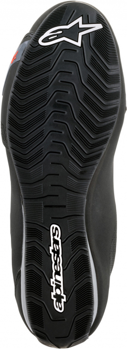 Ghete Moto Sektor Waterproof, Negru-Rosu [7]