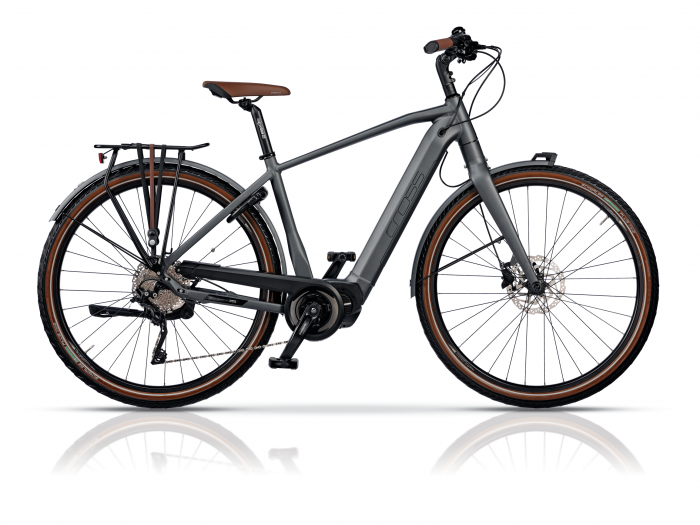 Bicicleta electrica CROSS Nova Gent Touring, 28", 520 mm, Gri [1]