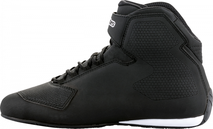 Ghete Moto Sektor Negru/Alb/Rosu Fluo [5]