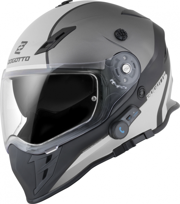 Casca Bogotto H331 BT Tour EVO Bluetooth Enduro Gri Mat [5]