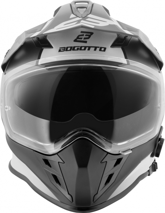 Casca Bogotto H331 BT Tour EVO Bluetooth Enduro Gri Mat [9]