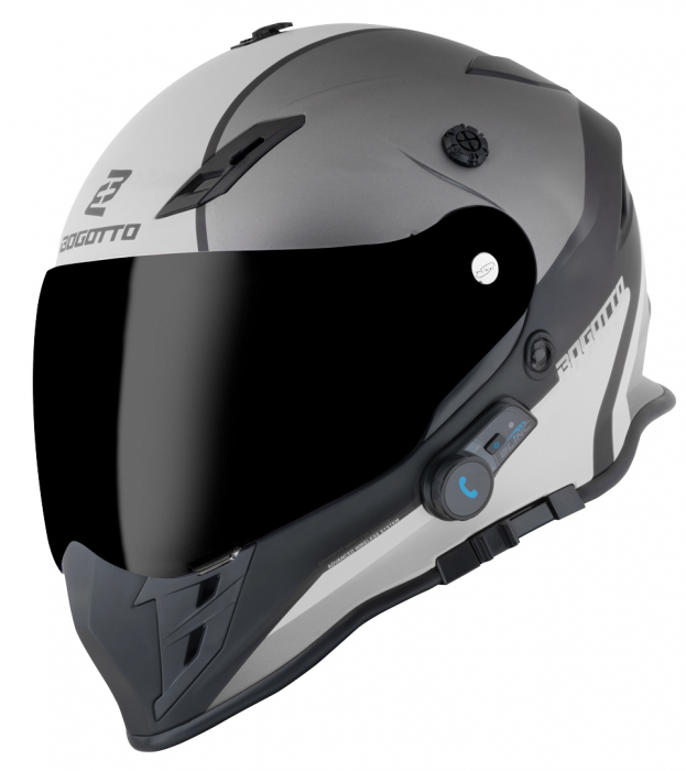 Casca Bogotto H331 BT Tour EVO Bluetooth Enduro Gri Mat [4]