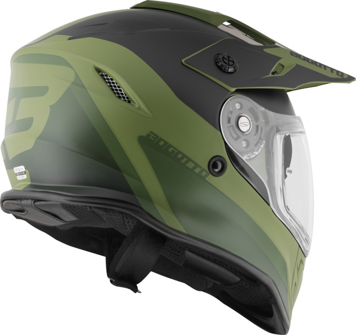 Casca Bogotto H331 BT Tour EVO Bluetooth Enduro Verde Mat [4]