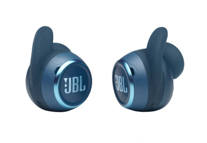 Casti audio sport In-ear JBL Reflect Mini NC, Active Noise Cancelling, Smart Ambient, IPX7, Blue [2]