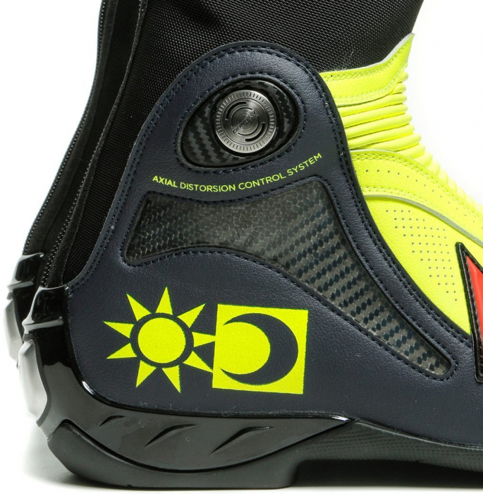 Cizme Dainese Axial D1 Replica Valentino Rossi, Negru-galben [3]