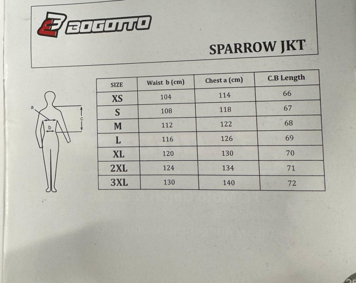 Geaca Moto Textila Impermeabila Bogotto Sparrow, Negru/Alb [4]