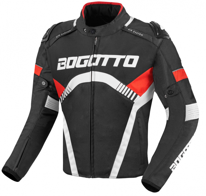 GEACA TEXTIL BOGOTTO BOOMERANG IMPERMEABILA NEGRU-ROSU [1]