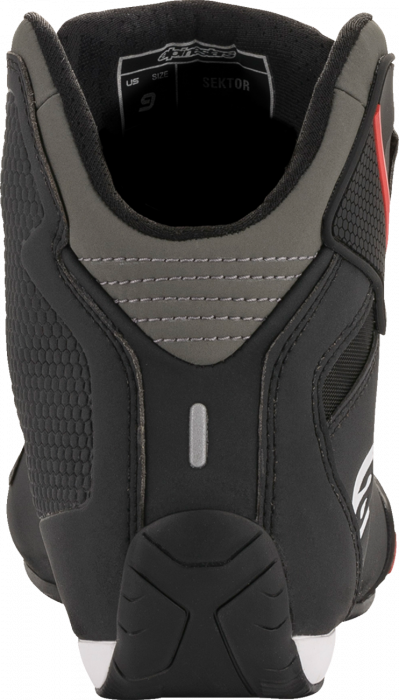 Ghete moto Alpinestars Sektor, Negru-Alb-Rosu [6]