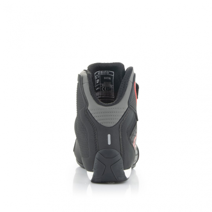 Ghete moto Alpinestars Sektor, Negru-Rosu [2]