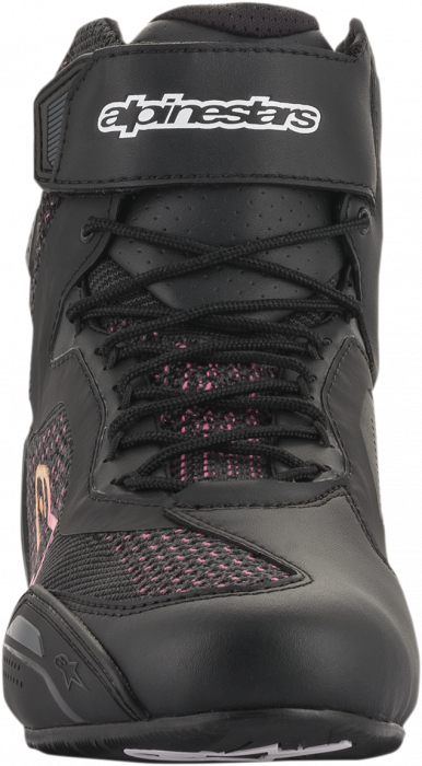 Ghete Moto Alpinestars Stella Faster-3 Rideknit Negru-Roz-Galben [5]