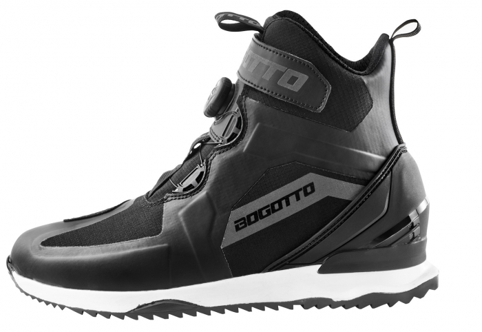 Ghete Moto Impermeabile Bogotto Quickshift, Negru [3]