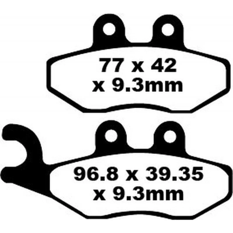 Placute frana moto Fata SFA353 EBC Scooter 230.SFA353 [1]
