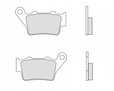Piese Moto - Placute de frana 07BB02SP
