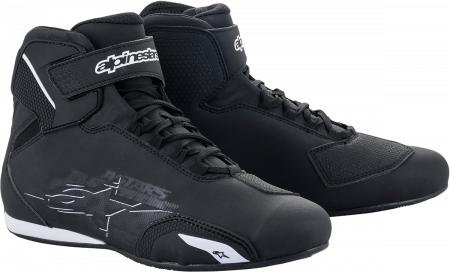 Echipamente Moto - Ghete Moto Sektor Negru/Alb