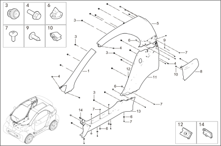 Autovehicule electrice si Piese de schimb - ARIPA DR SPATE XEV YOYO