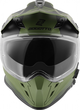 Casca Bogotto H331 BT Tour EVO Bluetooth Enduro Verde Mat [8]
