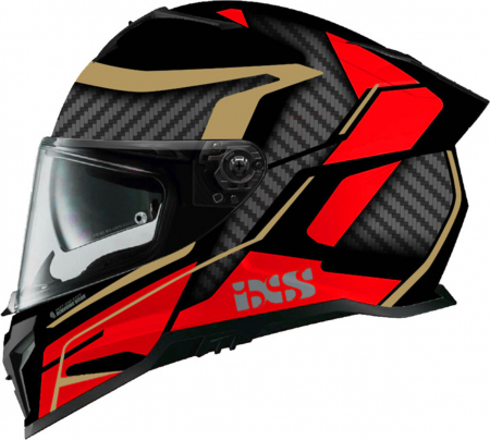 Casti - Casca Moto Integrala IXS iXS912 SV 2.0 Blade, Negru/Rosu, Mat