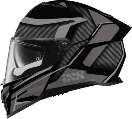 Casti - Casca Moto Integrala IXS iXS912 SV 2.0 Blade, Negru/Argintiu, Mat