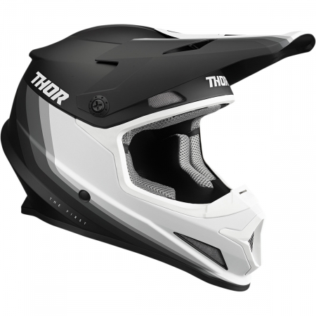 Casti - Casca THOR Sector Runner Mips, Negru-Alb, S