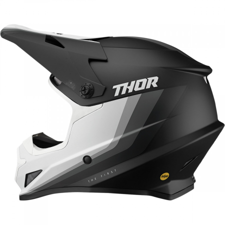 Casca THOR Sector Runner Mips, Negru-Alb, S [1]