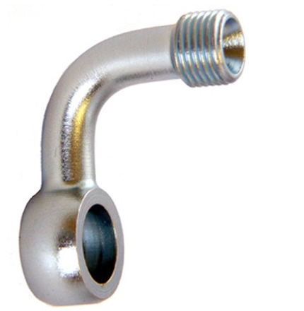 Sistem de franare - Conector Banjo PowerhosePlus Cromat, Unghi 90 Grade, Lung