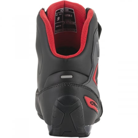 Ghete Moto Alpinestars Faster-3 Negru/Gri/Rosu, 41 [6]