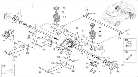 Autovehicule electrice si Piese de schimb - ETRIER FRANA STANGA SPATE XEV YOYO