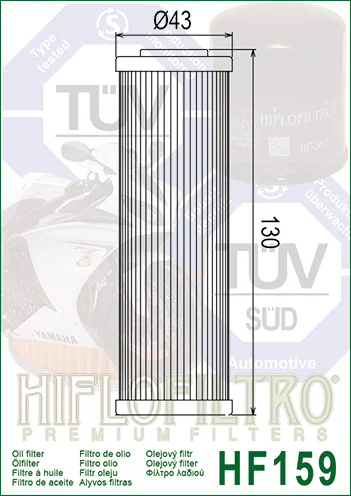 Filtru ulei HF159 [1]
