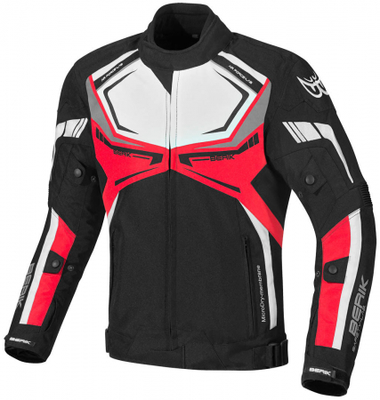 Echipamente Moto - Geaca Moto textil Berik Radic Negru/Alb/Rosu