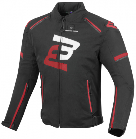 Echipamente Moto - Geaca Moto Textila Impermeabila, Bogotto Sparrow, Negru/Rosu
