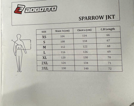 Geaca Moto Textila Impermeabila, Bogotto Sparrow, Negru/Rosu [2]