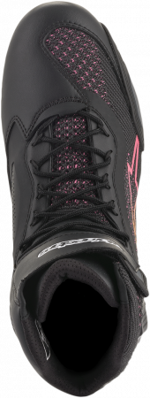 Ghete Moto Alpinestars Stella Faster-3 Rideknit Negru-Roz-Galben [2]