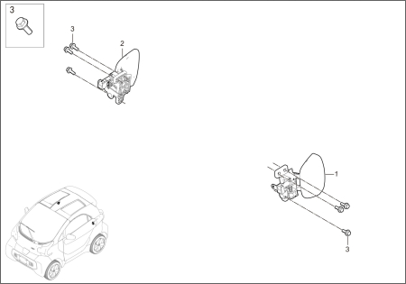 Autovehicule electrice si Piese de schimb - MANER EXTERIOR USA DREAPTA XEV YOYO