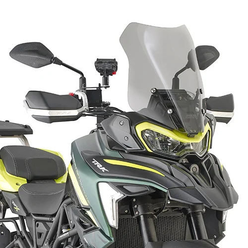 Piese Moto - Parbriz Inalt Fumuriu pentru Bennelli TRK702/702X(23) D8717S GIVI