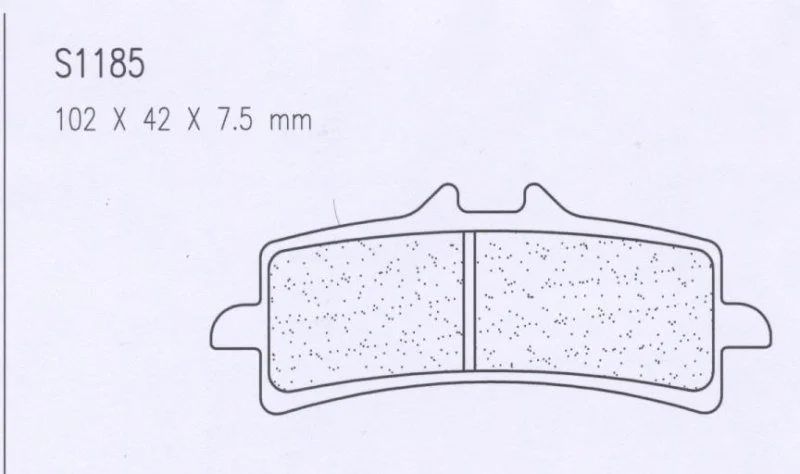 Piese Moto - Placute de Frana Fata moto 1185 XBK5 200.1185.SB